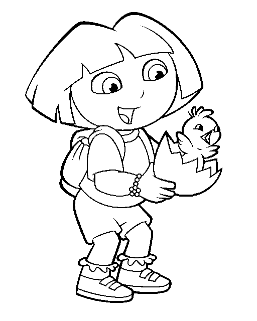 coloring pages for girls dora. Dora Colouring Sheets