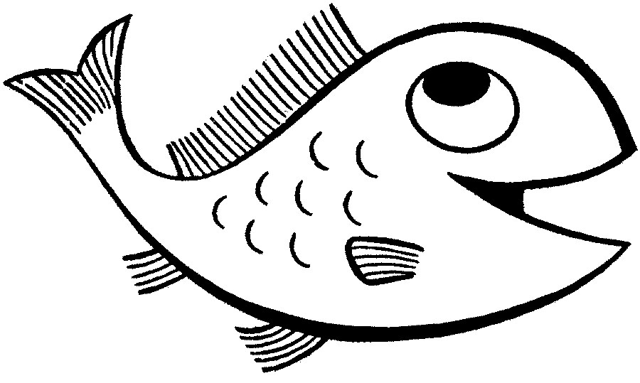 Coloring Pages Fish Hooks. Fish Colouring Sheets 12