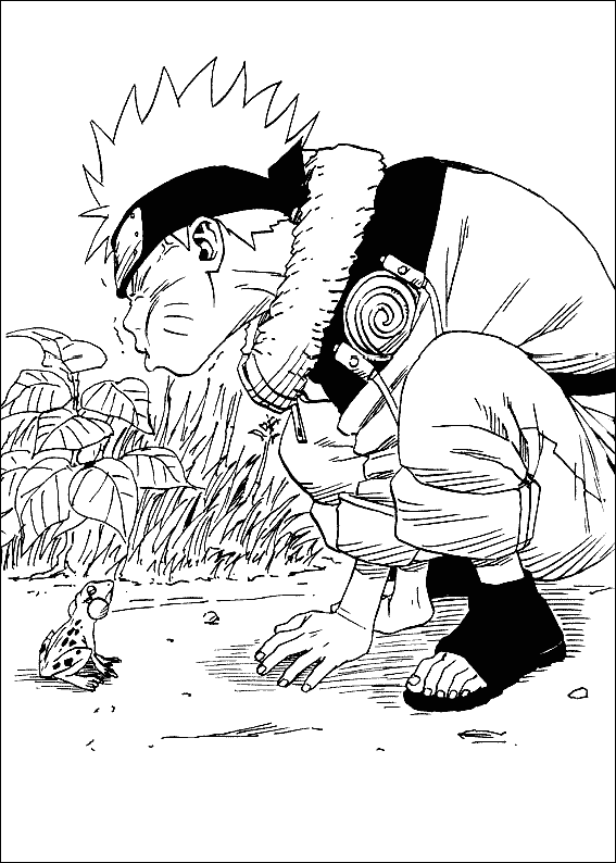 Naruto Colouring Pages