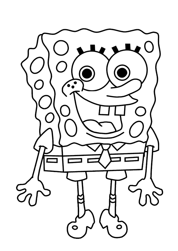 star wars coloring pages for kids. Sponge Bob Colouring Sheets 4