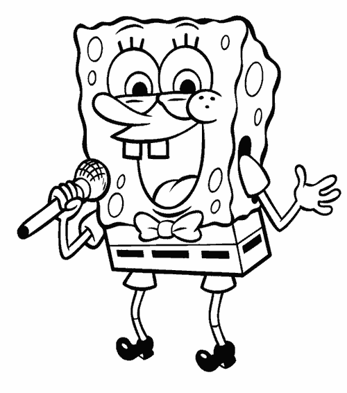 Spongebob Squarepants Colouring Sheets 2