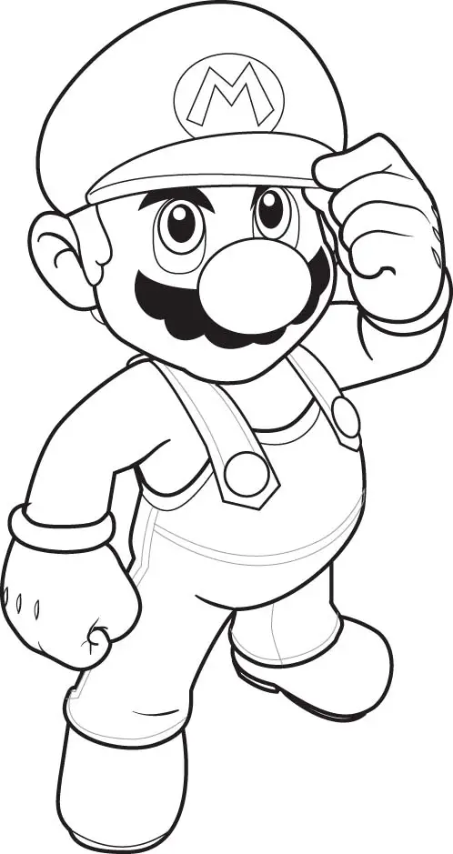 Super Mario Colouring Sheets 3