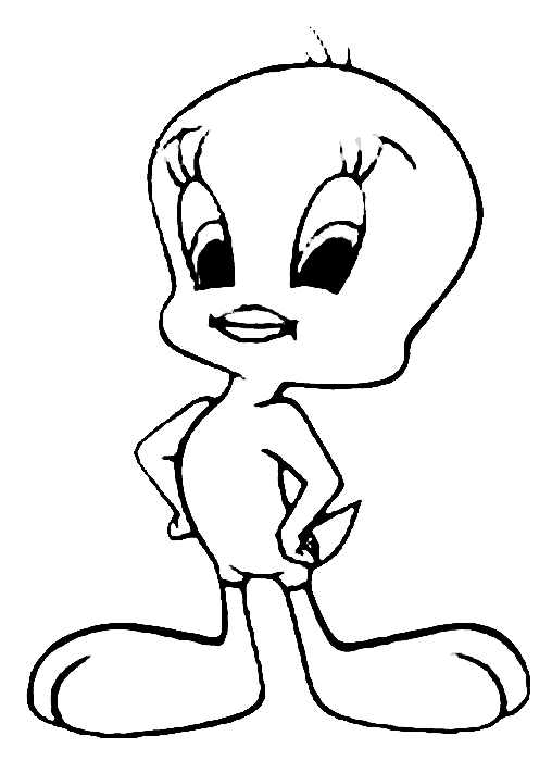 coloring pages of tweety. Tweety Bird Colouring Sheets 8