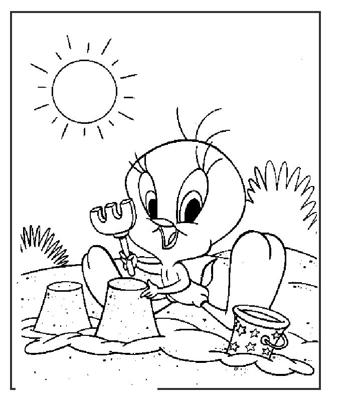Tweety Colouring Sheets 2