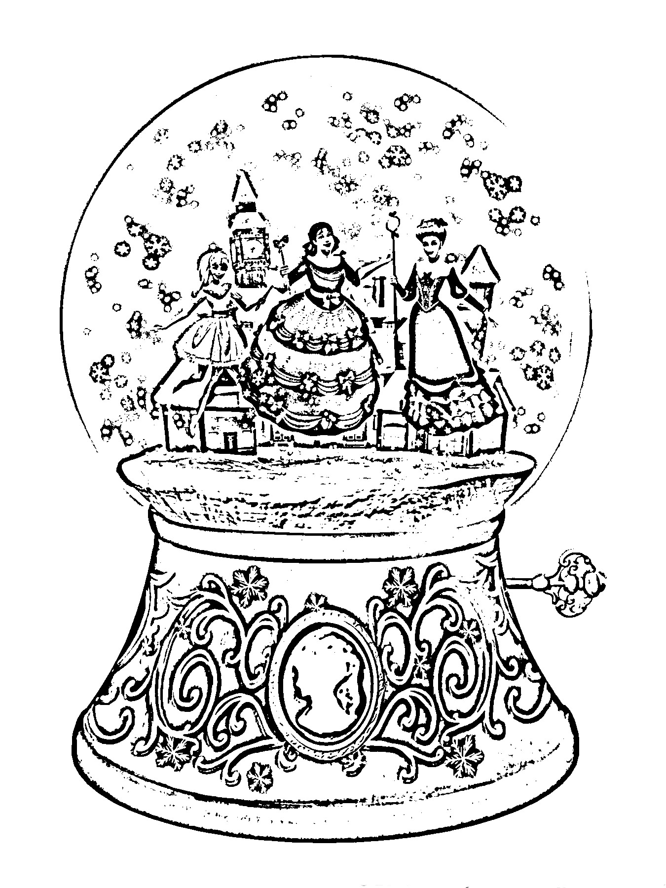 Barbie in a Christmas Carol Colouring Sheets 2
