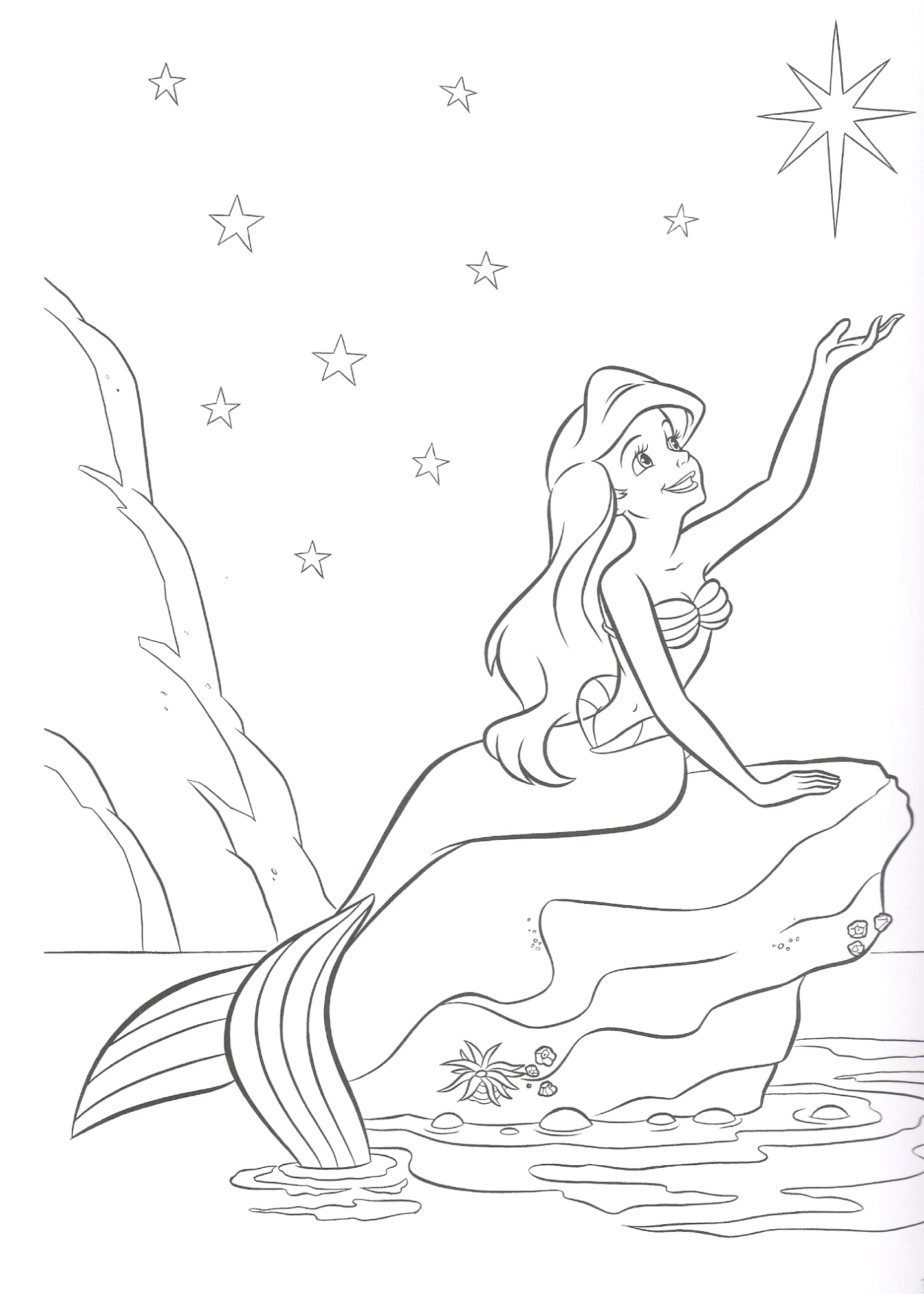 Barbie in a Mermaid Tale Colouring Sheets 1