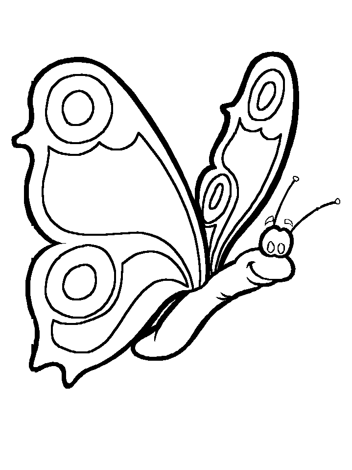 Butterfly Colouring Sheets 1