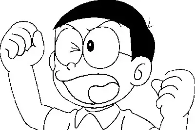 Doraemon Colouring Sheets 1