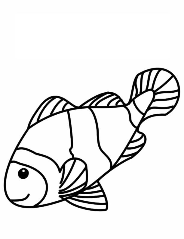 Fish Colouring Sheets 1