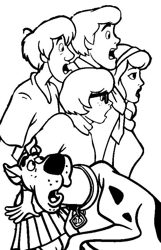 Scooby Doo Colouring Sheets 2