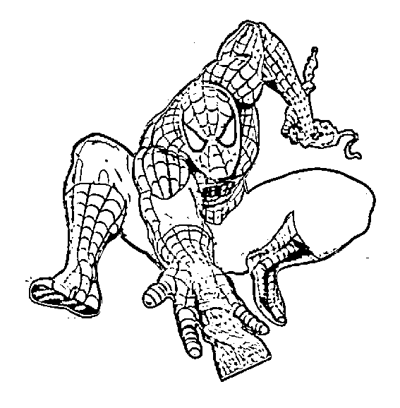 Spiderman Colouring Sheets 2
