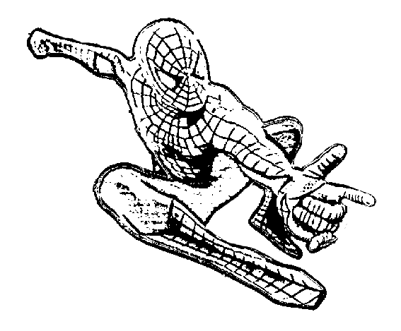 Spiderman Colouring Sheets 3