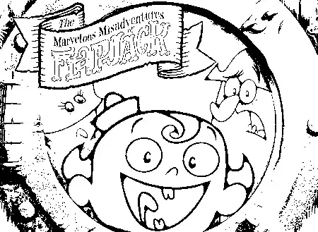 The Marvelous Adventure of Flapjack Colouring Sheets 1