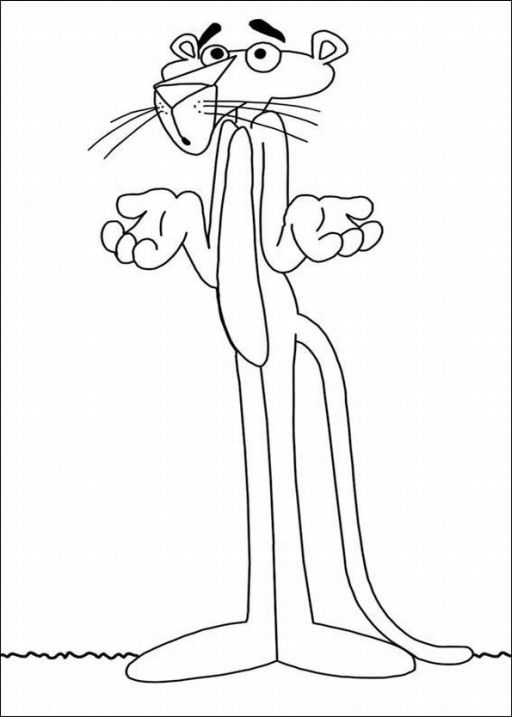 The Pink Panther Show Colouring Sheets 2