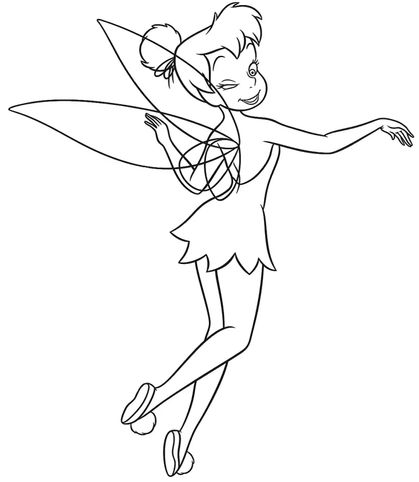 Tinkerbell Colouring Sheets 3