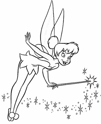 Tinkerbell Colouring Sheets to Print 1