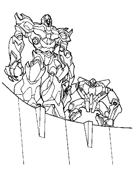 Transformers Colouring Sheets 1