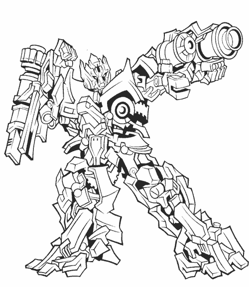 Transformers Colouring Sheets 3