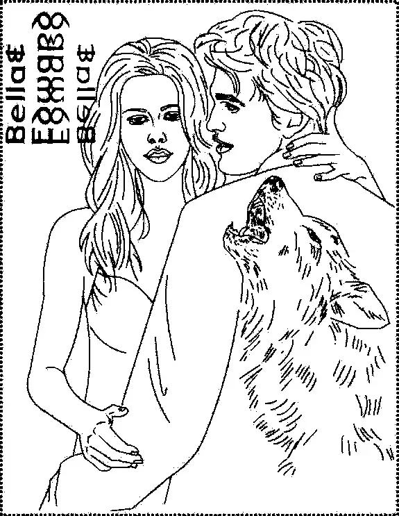 Twilight Colouring Sheets 3