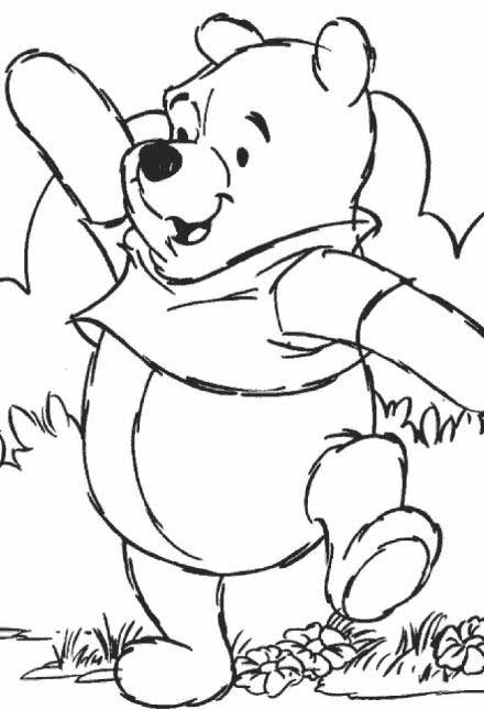 Winnie The Pooh Colouring Sheets 2