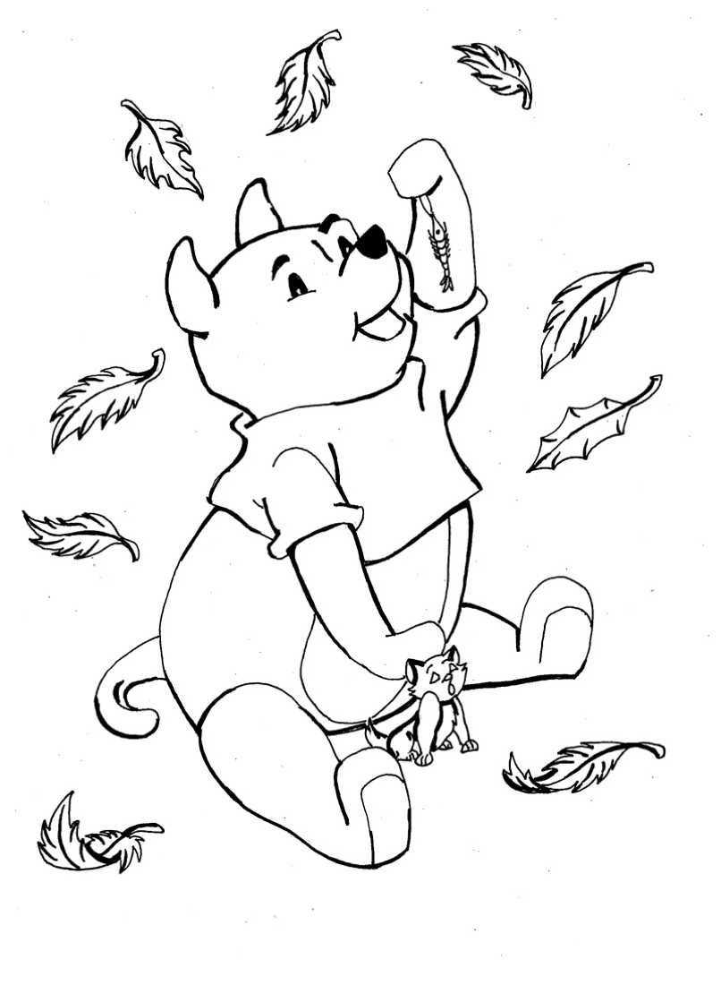 Winnie The Pooh Colouring Sheets 3